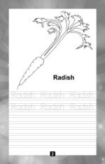 Vegetables Write & Colour ( Pre Primary Activity Book ) - Image 2