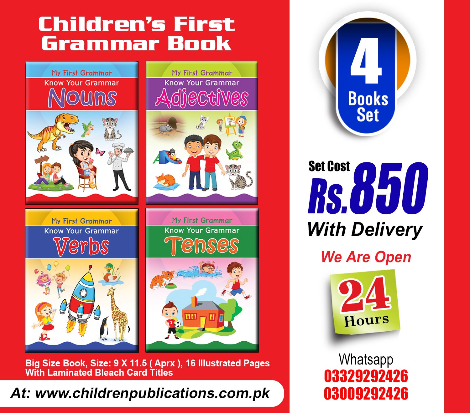 Childrens-First-Grammar-Book-4-Title-White-1 Children's First Grammar Book - Image 1