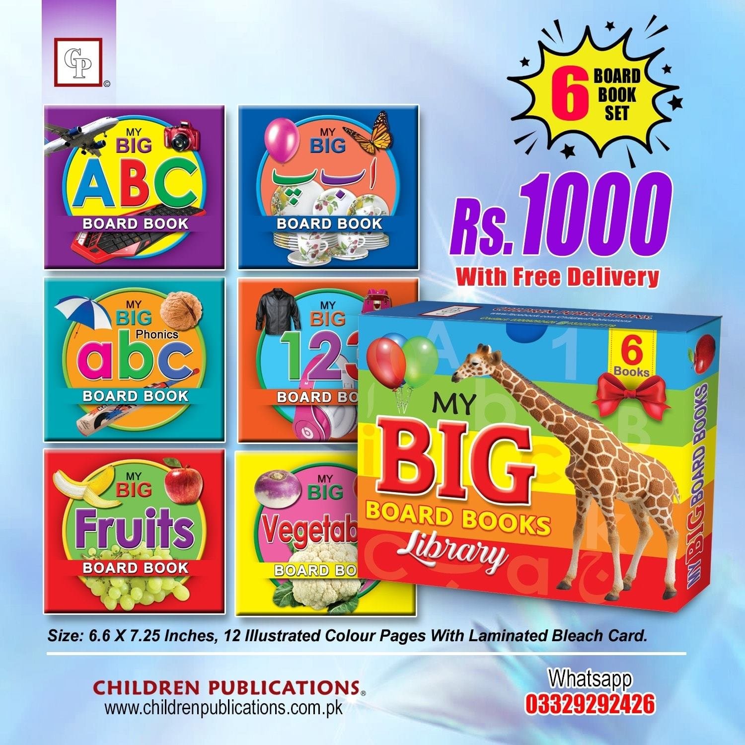 My-big-bioard-book My Big Board Books(6 Books) - Image 1