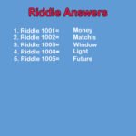 Riddle Answer