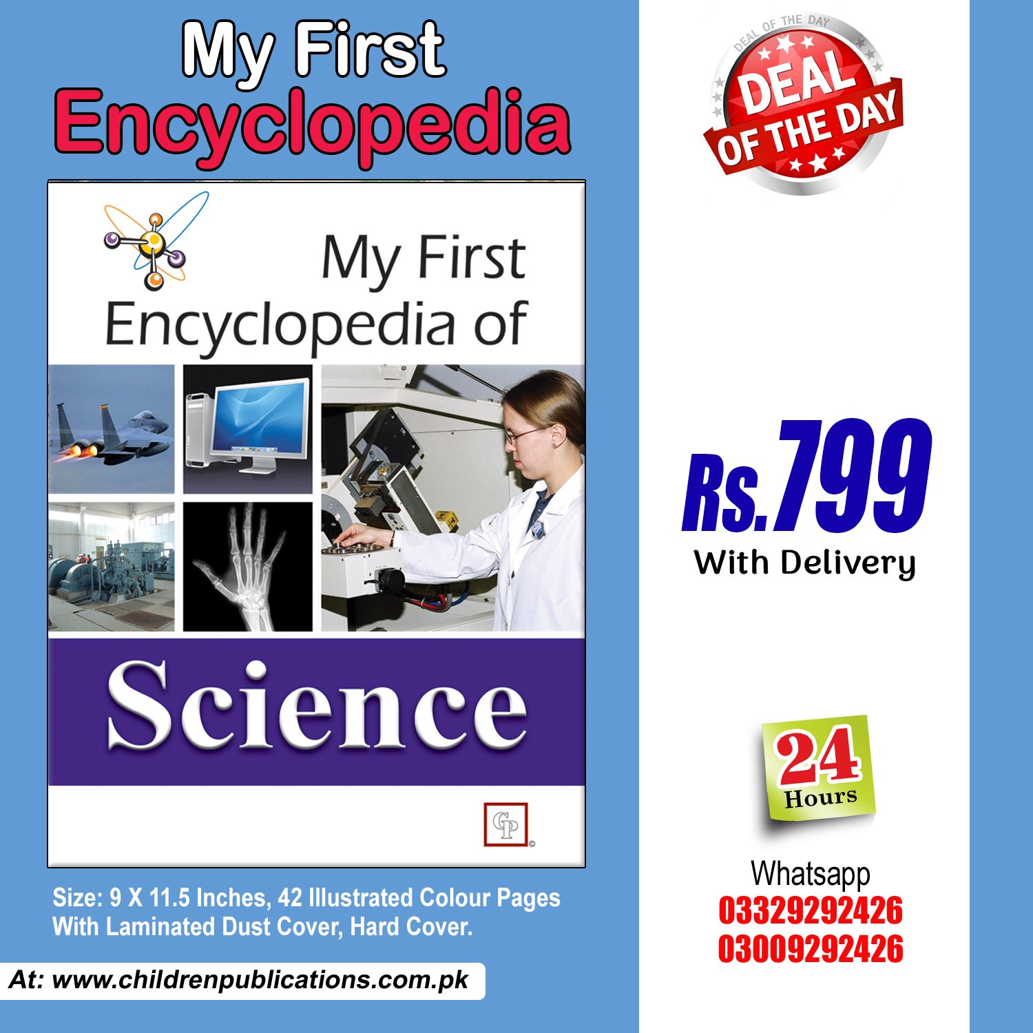 Science-Single-encylopedia-2 My First Encyclopedia Of Science (Hardcover) In English - Image 1
