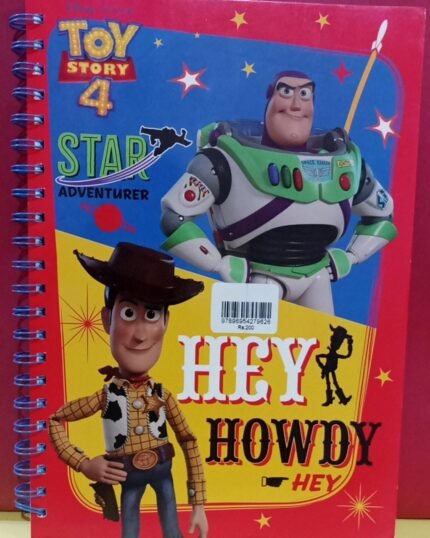 Toy Story 4 Star Adventure Hey Howdy Hey ( Note Book )