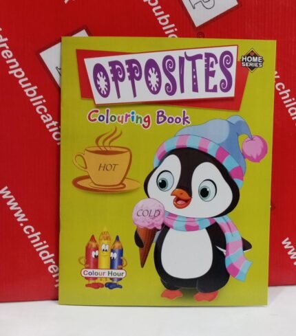 Opposites Colouring Book