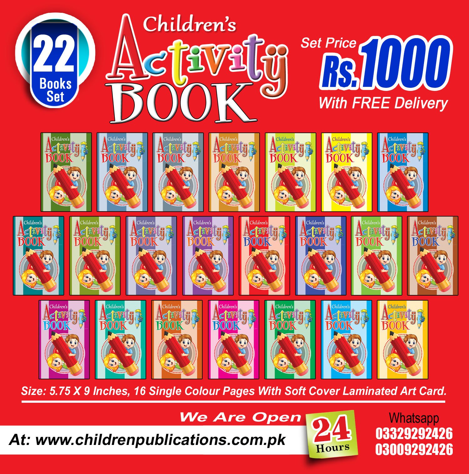 activity-22-books-2 Children's activity Book set - Image 1