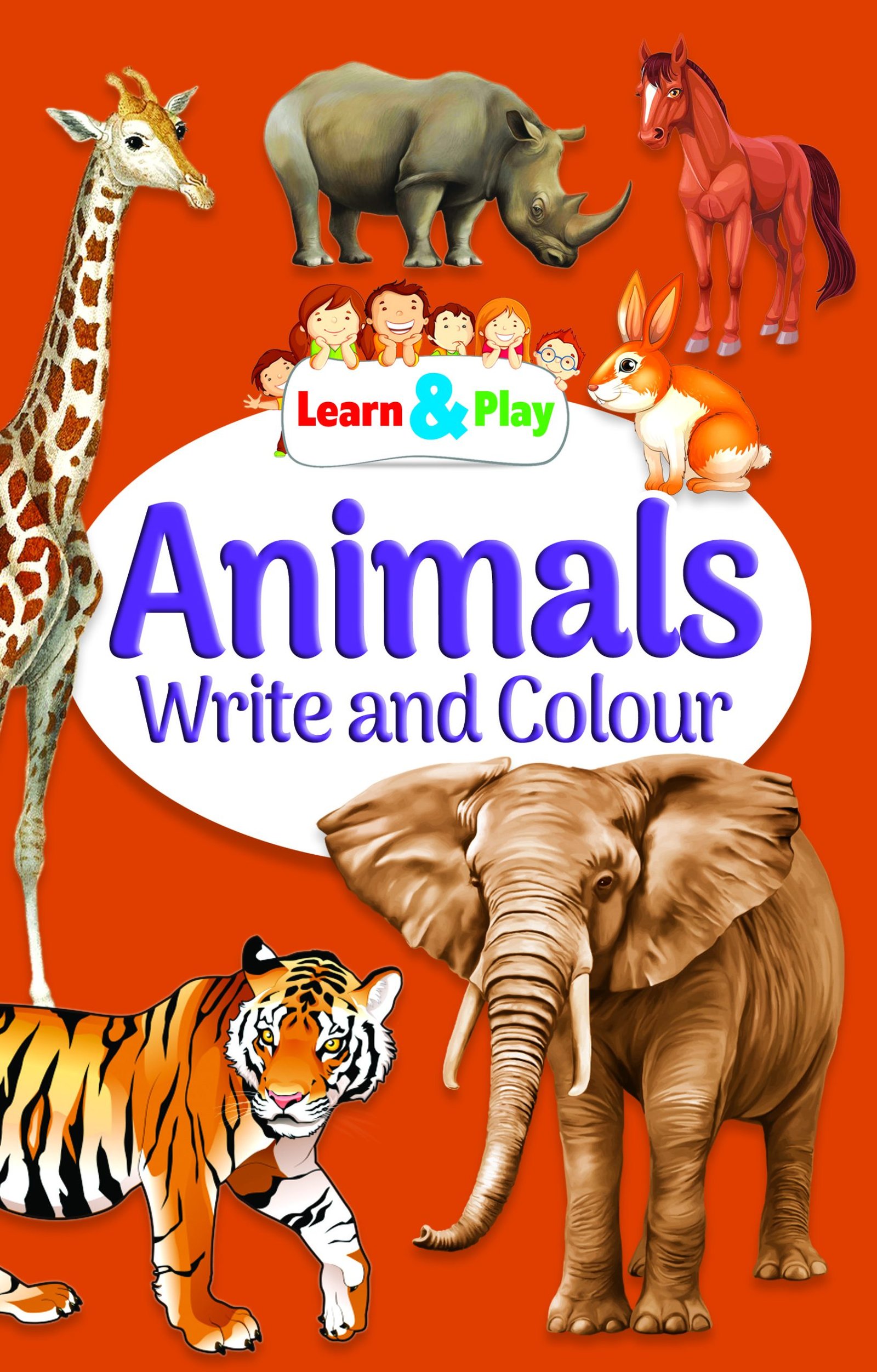 animals-copy-scaled Animals Write & Colour ( Pre Primary Activity Book ) - Image 1