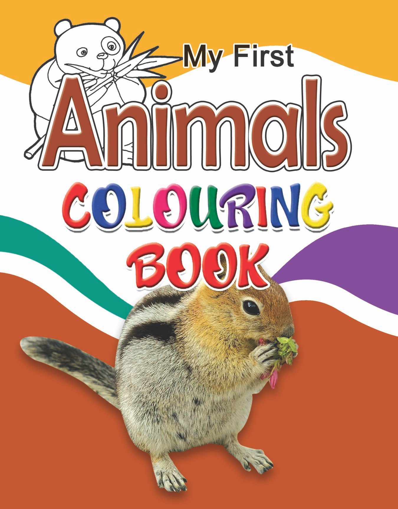 animals-squirrel My First Animals Colouring Book - Image 1