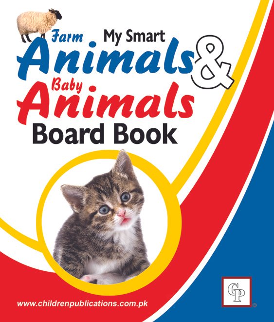 baby-animals-farm-animals My Smart Farm Animals & Baby Animals (Board Book) (Non Tearable Book) - Image 1