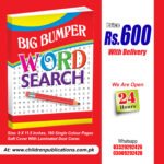 Big Bumper Word Search (Red)