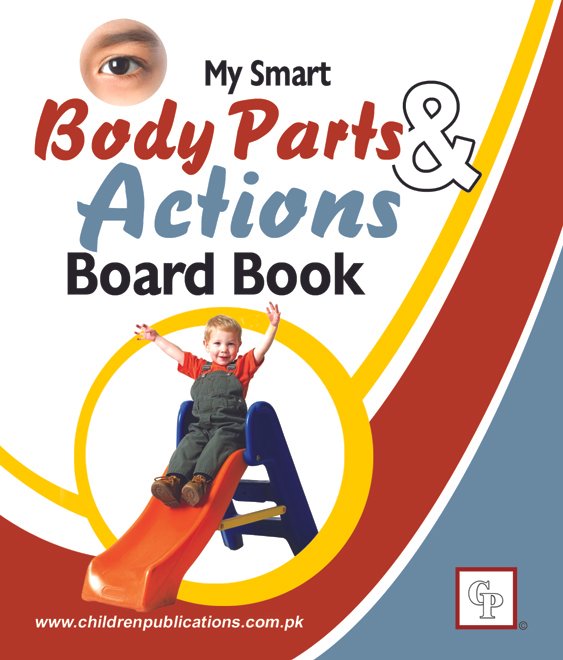 body-parts-actions My Smart Body Parts & Actions (Board Book) (Non Tearable Book) - Image 1