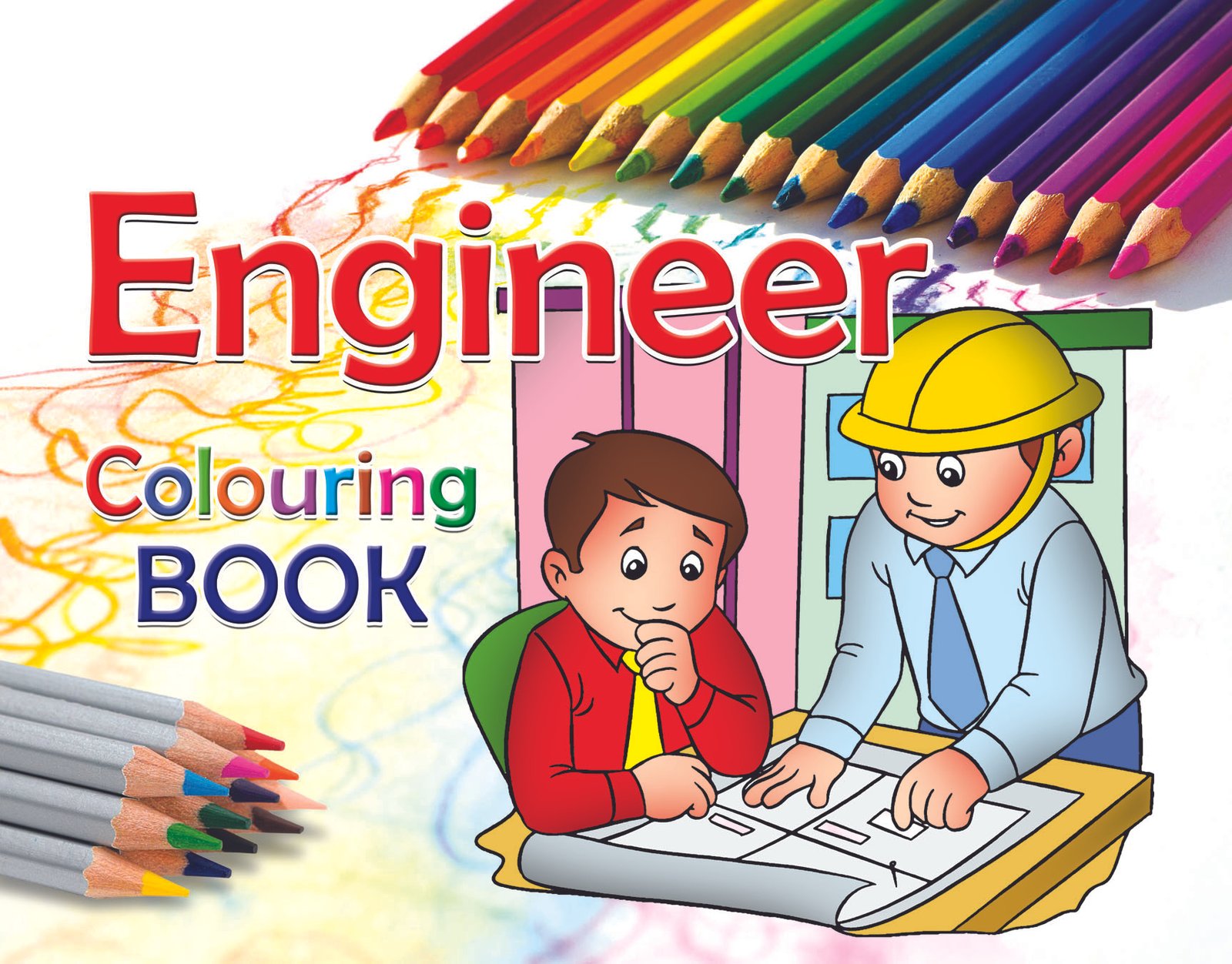 book-1-engineer Engineer Coloring - Image 1