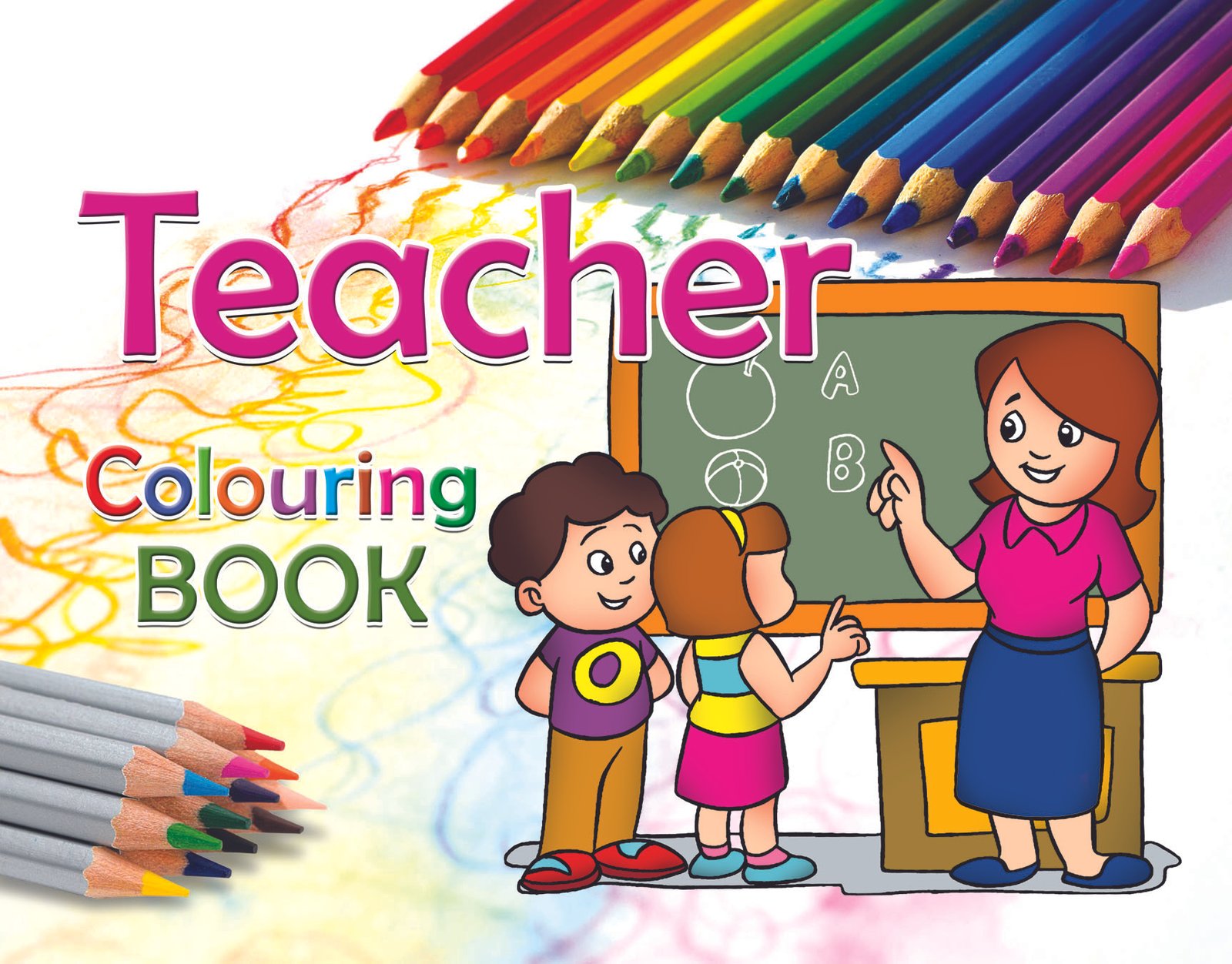 book-10-teacher Teacher Coloring - Image 1