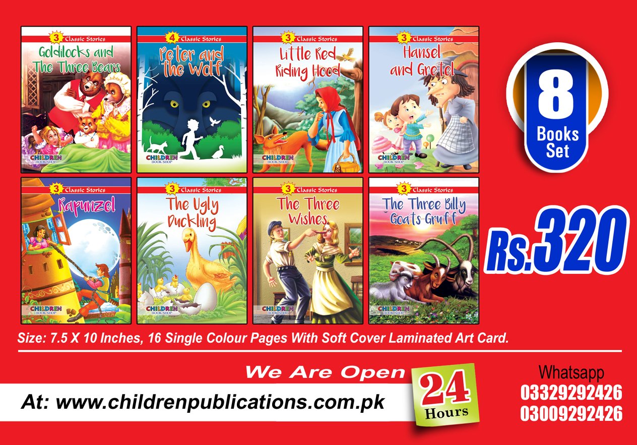 classic-8-books Classic Stories English 8 Books - Image 1