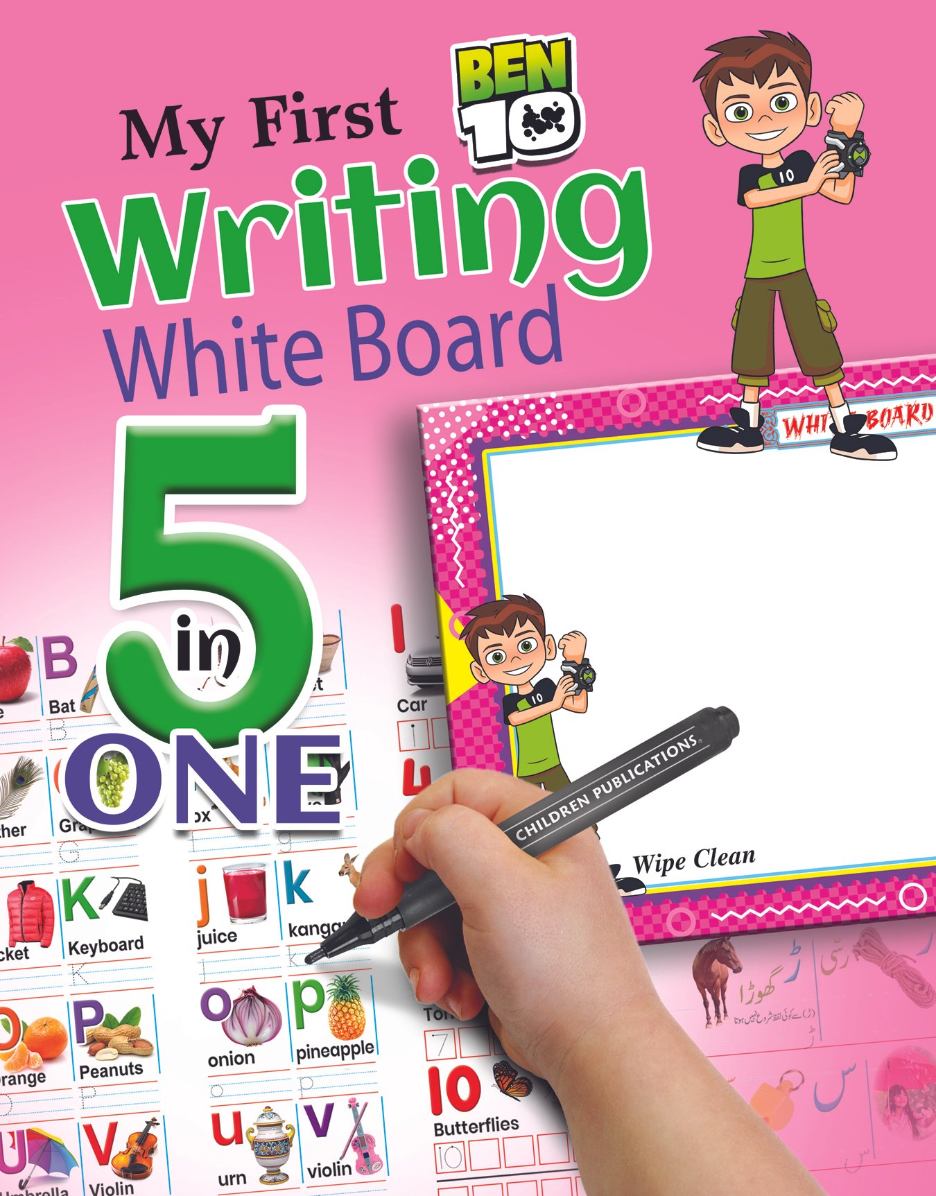 final-ben10 My First Writing White Board 5 In One ( BEN 10 ) - Image 1