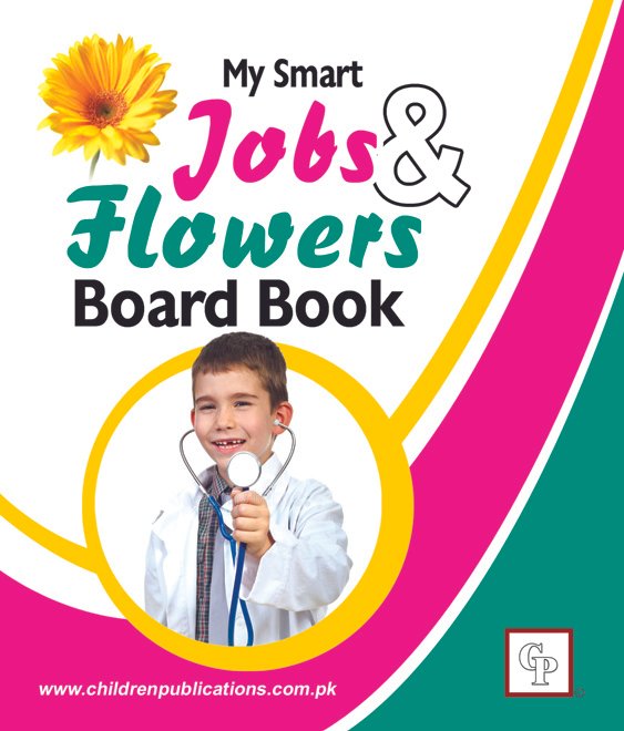 jobs-flowers My Smart Jobs & Flowers (Board Book) (Non Tearable Book) - Image 1