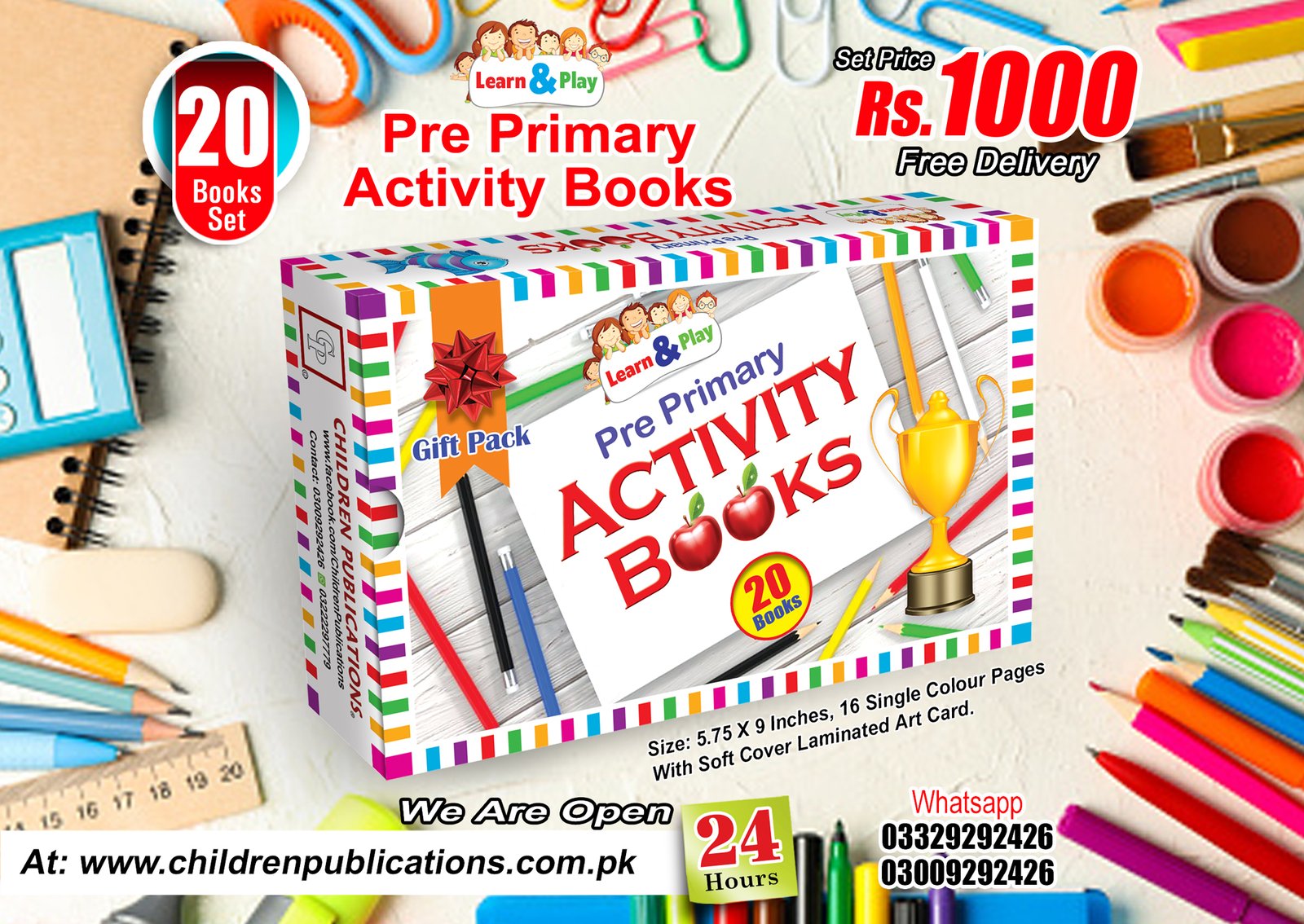 learn-and-play-with-20-books-names-with-box-5-1 Pre Primary - Image 1