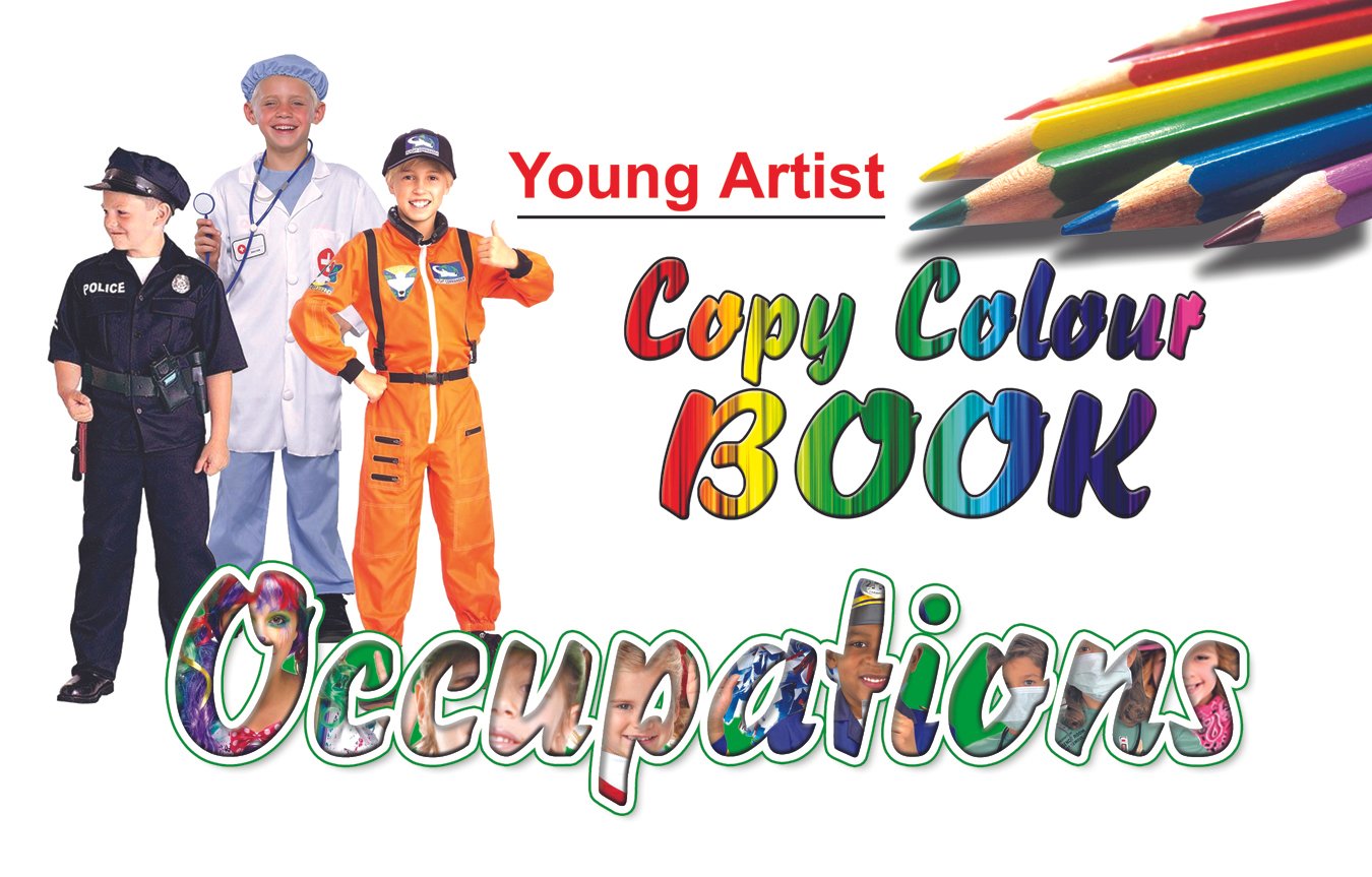 occupations-1 "Occupations" Young Artist (Copy Colour Book) - Image 1