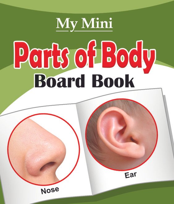parts-of-body My Mini Parts of Body Board Book - Image 1
