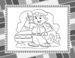 Policeman Coloring - Image 2