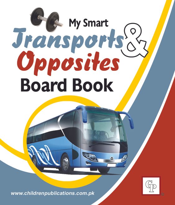 transports-opposistes My Smart Transports & Opposites (Board Book) (Non Tearable Book) - Image 1