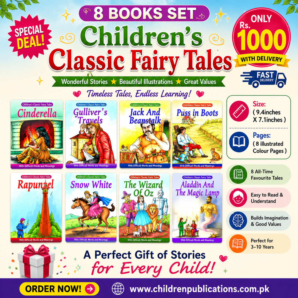 ChatGPT-Image-Aug-20-2026-05_17_25-PM-1 Children Classic Fairy Tales (8 Book set) Deal 1 - Image 1
