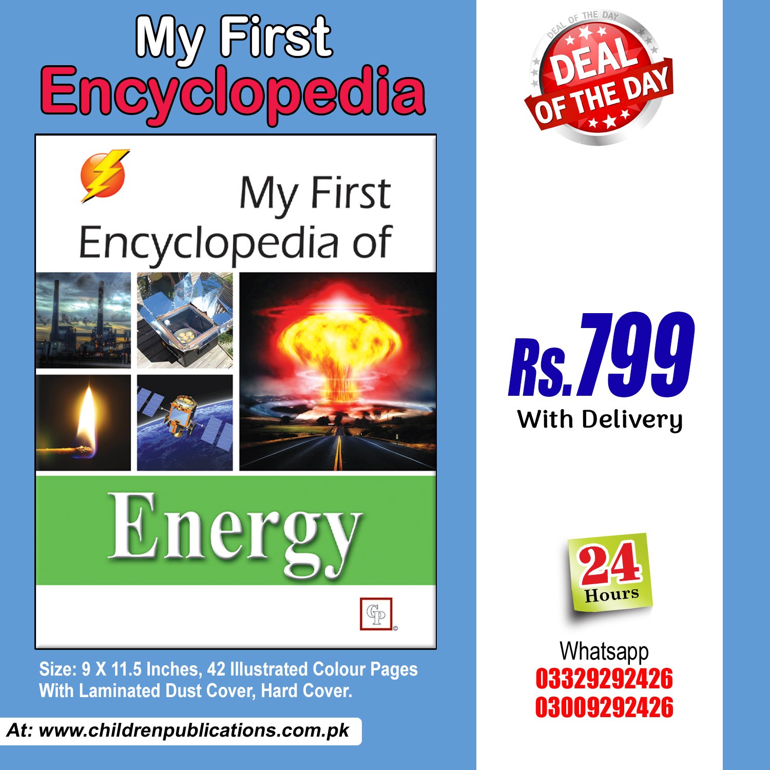 Energy-Single-encylopedia-1.jpg My First Encyclopedia Of Energy (Hardcover) In English - Image 1
