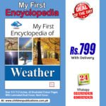 My First Encyclopedia Of Weather (Hardcover) In English